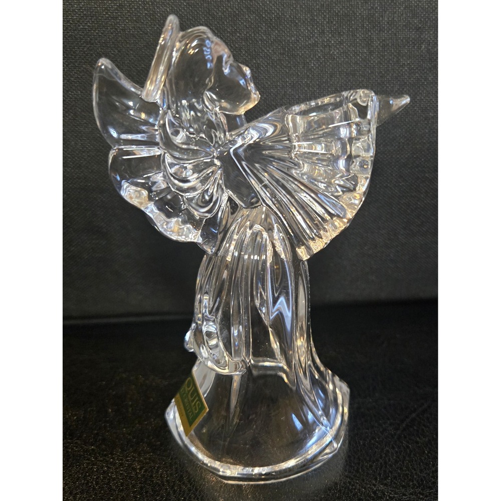 Marquis by Waterford Crystal Angel Figurine Playing Horn Made in Germany 4 Inch